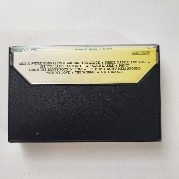 Bill Haley Super Ten Cassette Tape Made In Holland Evergreen Label Stereo - Picture 2 of 5